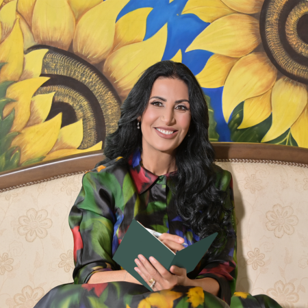 People collaborating in a warm modern space